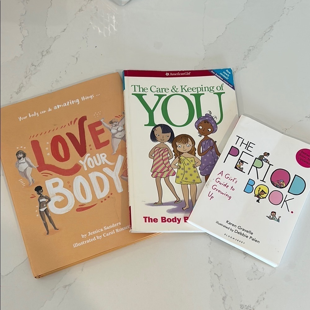 Set Bundle of Educational Books for Girls Tween Teens Body image Adolescence